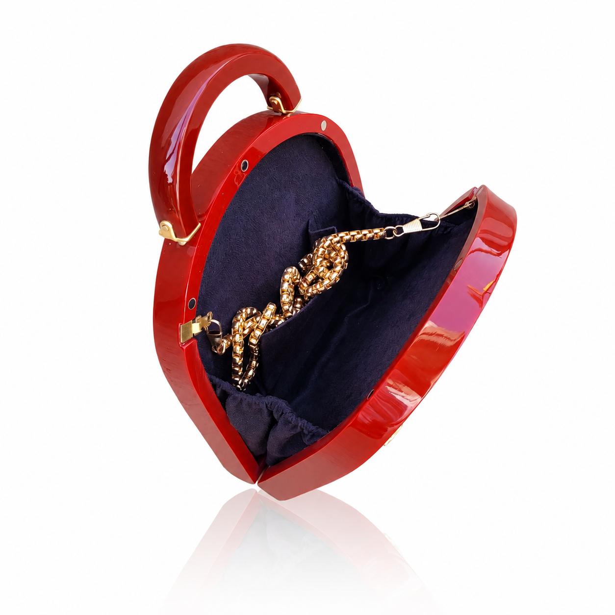 VIORA | Sculptural Resin Clutch