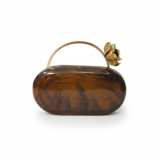Capsule Resin Clutch | Rose Arch Handle