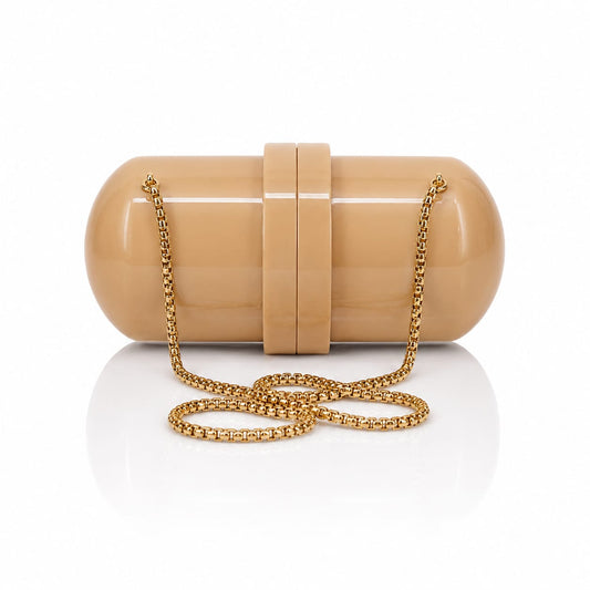 Orbit Capsule | Sculptural Resin Clutch