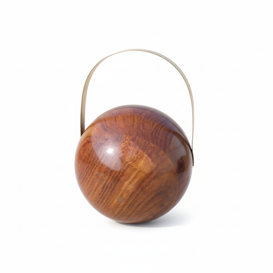 Mini Wooden Clutch | Ball Edition