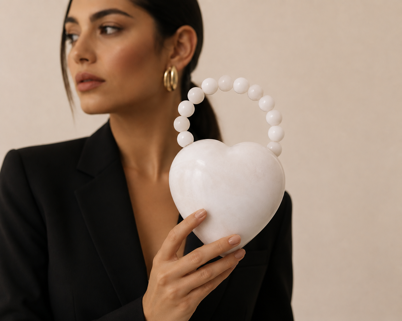 Signature Heart Clutch