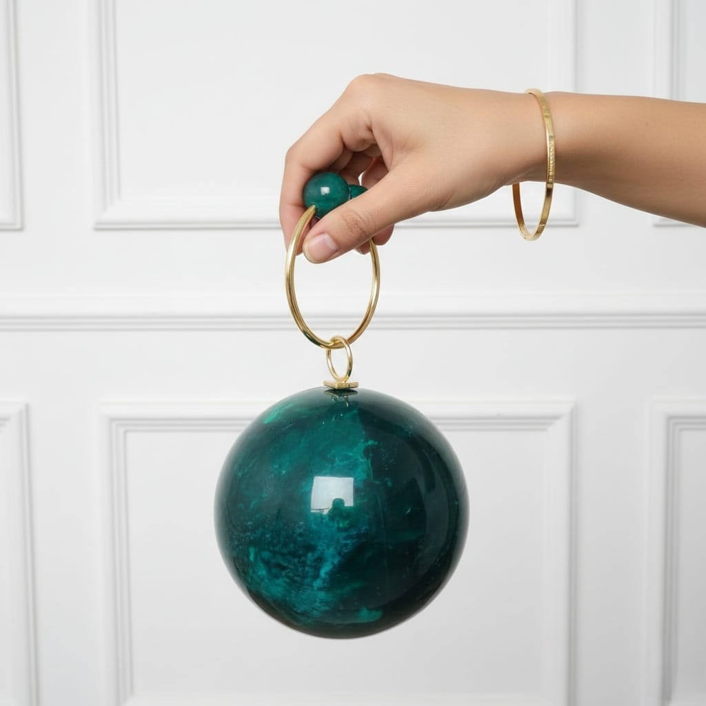 Signature Orb Clutch | Bracelet Handle