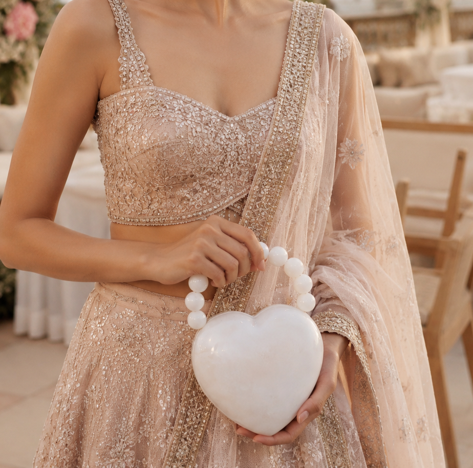 Signature Heart Clutch