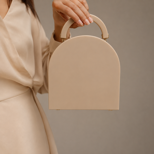 VIORA | Sculptural Resin Clutch