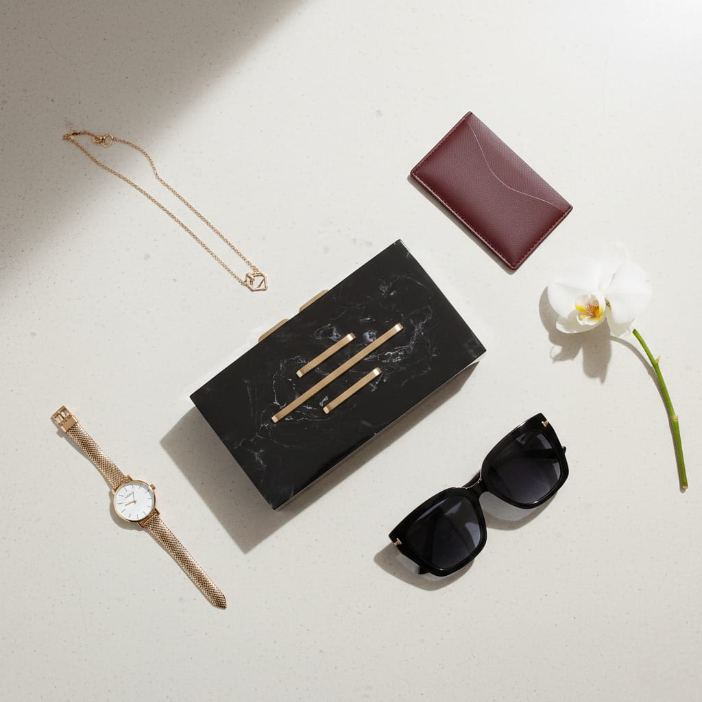 Opaline Luxe Clutch