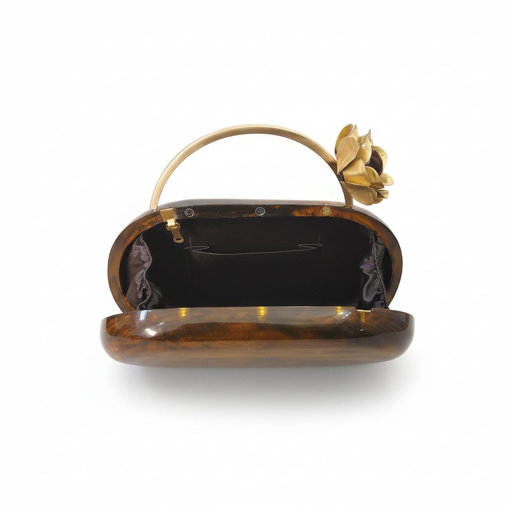 Capsule Resin Clutch | Rose Arch Handle