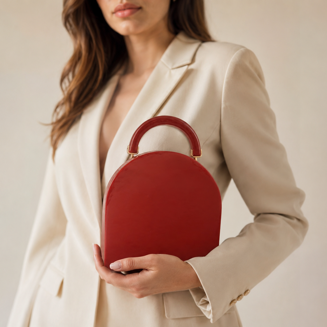 VIORA | Sculptural Resin Clutch