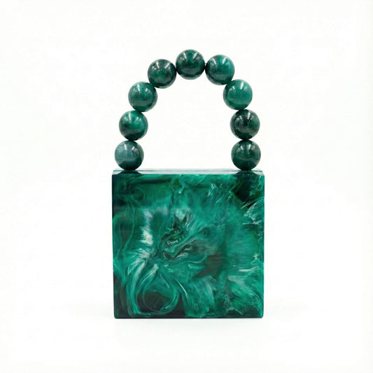 Emerald Beads Clutch