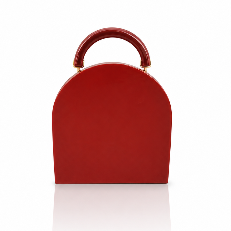 VIORA | Sculptural Resin Clutch